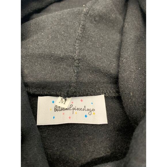 Bits And Pieces To Go Hoodie Pullover Gray M Women's A98 - Picture 6 of 7